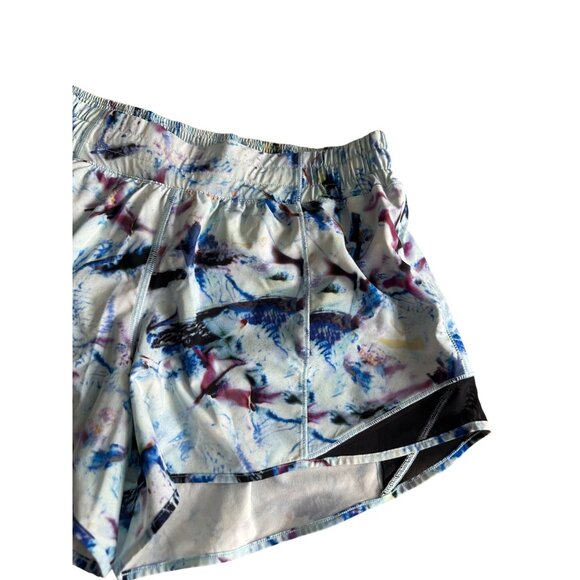 LULULEMON Multicolor Running Workout Shorts Size 8 Tall - Picture 3 of 7